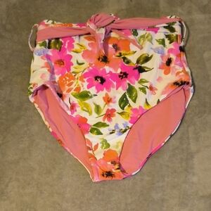 NWT Coral Reef | Vibrant Floral High-Waisted Bikini Bottom